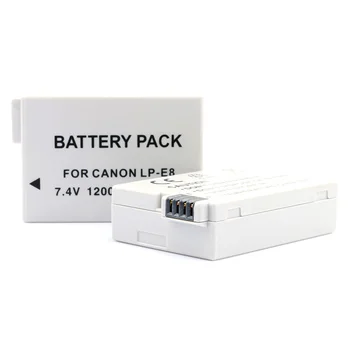 LANFULANG LP-E8 LP E8 Replacement Battery (2-Pack) For Canon EOS 550D 600D 650D 700D Kiss X4 X5 X6i X7i Rebel T2i T3i l T4i T5i
LANFULANG LP-E8 LP E8 Replacement Battery (2-Pack) For Canon EOS 550D 600D 650D 700D Kiss X4 X5 X6i X7i Rebel T2i T3i l T4i T5i