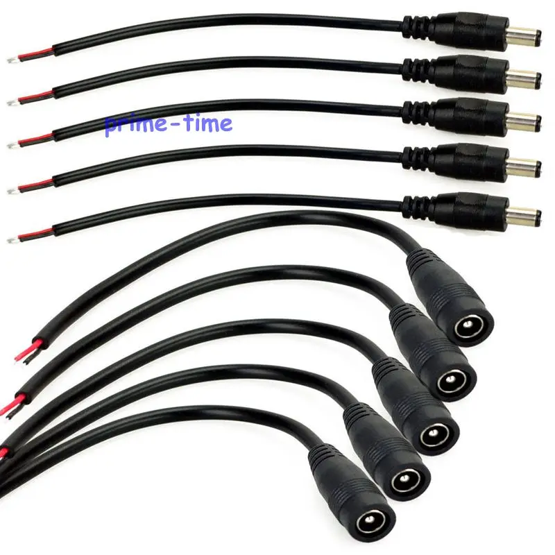 5pairs DC Power Male And Female Plug Connector Cable 5.5x2.1mm for 3528 5050 LED Strip Free Shipping
5pairs DC Power Male And Female Plug Connector Cable 5.5x2.1mm for 3528 5050 LED Strip Free Shipping
