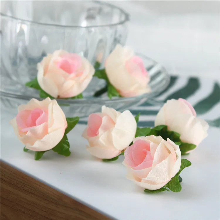 50Pcs/lot small Artificial Roses head Buds for Scrapbooking Craft DIY wreath wedding decoration Party home decor Fake Flowers
50Pcs/lot small Artificial Roses head Buds for Scrapbooking Craft DIY wreath wedding decoration Party home decor Fake Flowers