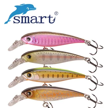 Smart Hard Minnow Fishing Lure 6cm 4.55g Floating 0.5-0.9m Hard Fishing Bait VMC Hook Isca Artificial Pesca Fishing Wobblers
Smart Hard Minnow Fishing Lure 6cm 4.55g Floating 0.5-0.9m Hard Fishing Bait VMC Hook Isca Artificial Pesca Fishing Wobblers