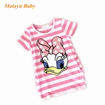 Girls dress 2020 new summer cotton cartoon embroidery children's dress striped cute girl Vestidos 2-6 years old girl clothing
Girls dress 2020 new summer cotton cartoon embroidery children's dress striped cute girl Vestidos 2-6 years old girl clothing