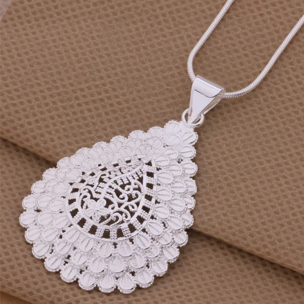 Classic Silver Jewelry Big Hollow Water Drop Necklace For Women Exquisite Design AN202
Classic Silver Jewelry Big Hollow Water Drop Necklace For Women Exquisite Design AN202