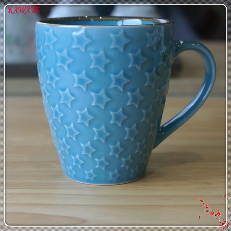 1pcs Creative Ceramic Mug European Style Pentagram Embossed Ceramic Cup Casual Afternoon Tea Coffee Cup Family Drinkware 5ZDZ243
1pcs Creative Ceramic Mug European Style Pentagram Embossed Ceramic Cup Casual Afternoon Tea Coffee Cup Family Drinkware 5ZDZ243