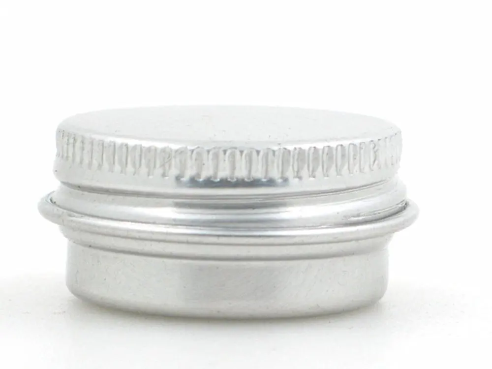 3ml/g Aluminium Balm Tins pot,comestic containers with screw thread ,Lip Gloss Candle ,Craft Nail Art
3ml/g Aluminium Balm Tins pot,comestic containers with screw thread ,Lip Gloss Candle ,Craft Nail Art