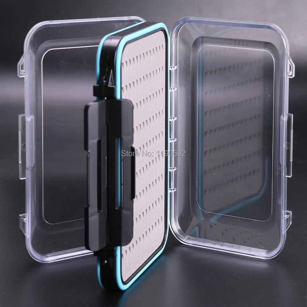 Maximumcacth 2pcs/lot Fly Fishing Box Double Side Design Open Waterproof with Easy-grip Foam | Спорт и развлечения