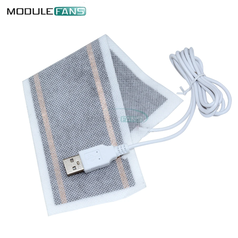 DC 5V USB Heating Element Film Heater 6*20CM for Warm Feet Warmer Electric Belts Diy Electronic
DC 5V USB Heating Element Film Heater 6*20CM for Warm Feet Warmer Electric Belts Diy Electronic