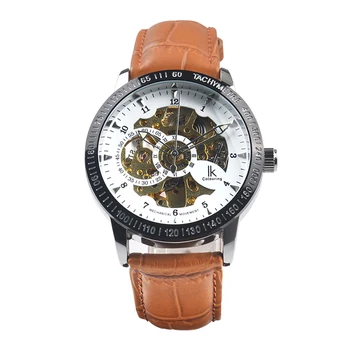 IK Colouring Brand Watch Men Self-wind Auto Mechanical Watch Analog Skeleton Wristwatch Leather Band 316L Steel Automatic Watch
IK Colouring Brand Watch Men Self-wind Auto Mechanical Watch Analog Skeleton Wristwatch Leather Band 316L Steel Automatic Watch