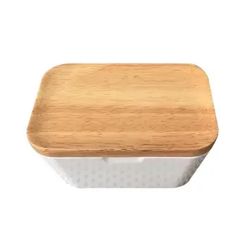 1 pc Butter Box Wooden Lid Sealed Multifunction Kitchen Storage Boxes Food Container Crisper for Restaurant Home
1 pc Butter Box Wooden Lid Sealed Multifunction Kitchen Storage Boxes Food Container Crisper for Restaurant Home