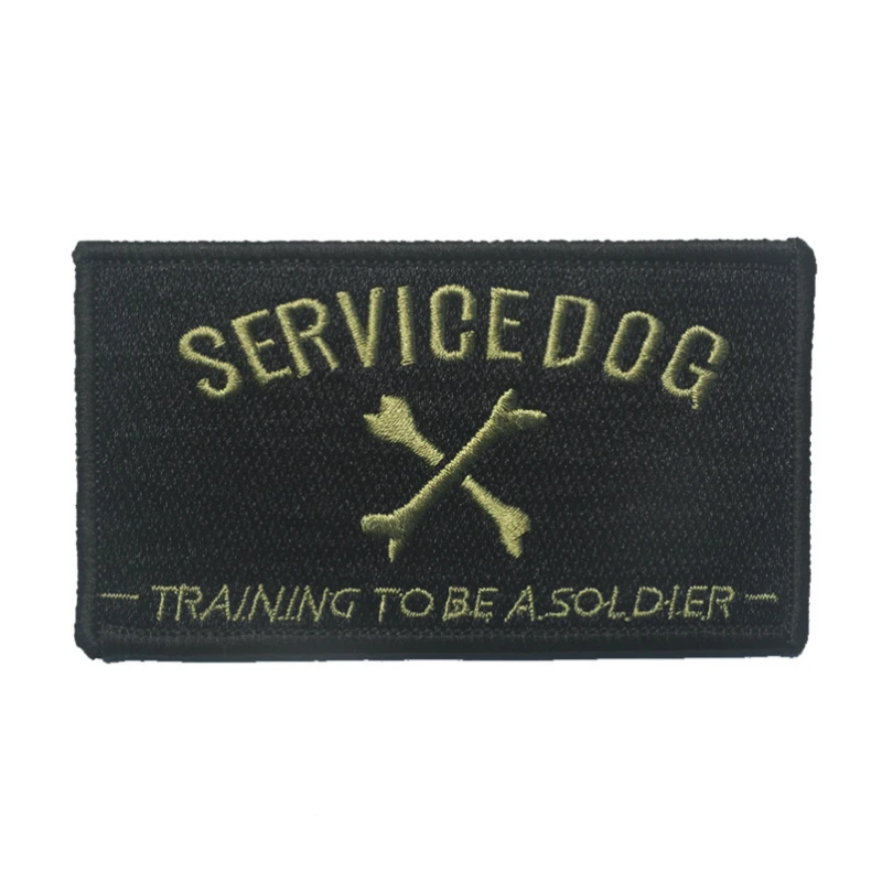 SERVICE DOG TRAINING TO BE SOLDIER Embroidery Patch Embroidered Patches Military Tactical Armband Fabric Sticker Sewing Applique
SERVICE DOG TRAINING TO BE SOLDIER Embroidery Patch Embroidered Patches Military Tactical Armband Fabric Sticker Sewing Applique