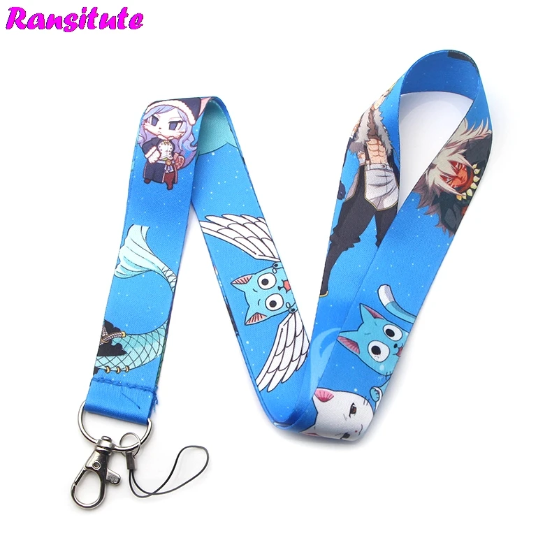 Ransitute R335 FAIRY TAIL Cute Lanyard Neck Strap for keys ID Card Mobile Phone Straps Badge Holder DIY Hang Rope
Ransitute R335 FAIRY TAIL Cute Lanyard Neck Strap for keys ID Card Mobile Phone Straps Badge Holder DIY Hang Rope