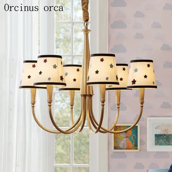 American style simple copper pendant lamp children's room bedroom Nordic creative personality pendant lamp free shipping
American style simple copper pendant lamp children's room bedroom Nordic creative personality pendant lamp free shipping