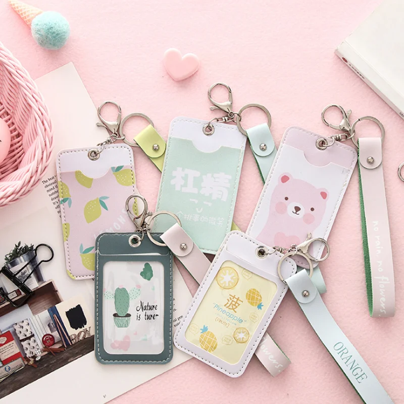 1 Pcs Cartoon Fruit Animal Plant PU Bus Cards Case Students Stationery Card ID Bank Credit Card Holder Supplies
1 Pcs Cartoon Fruit Animal Plant PU Bus Cards Case Students Stationery Card ID Bank Credit Card Holder Supplies
