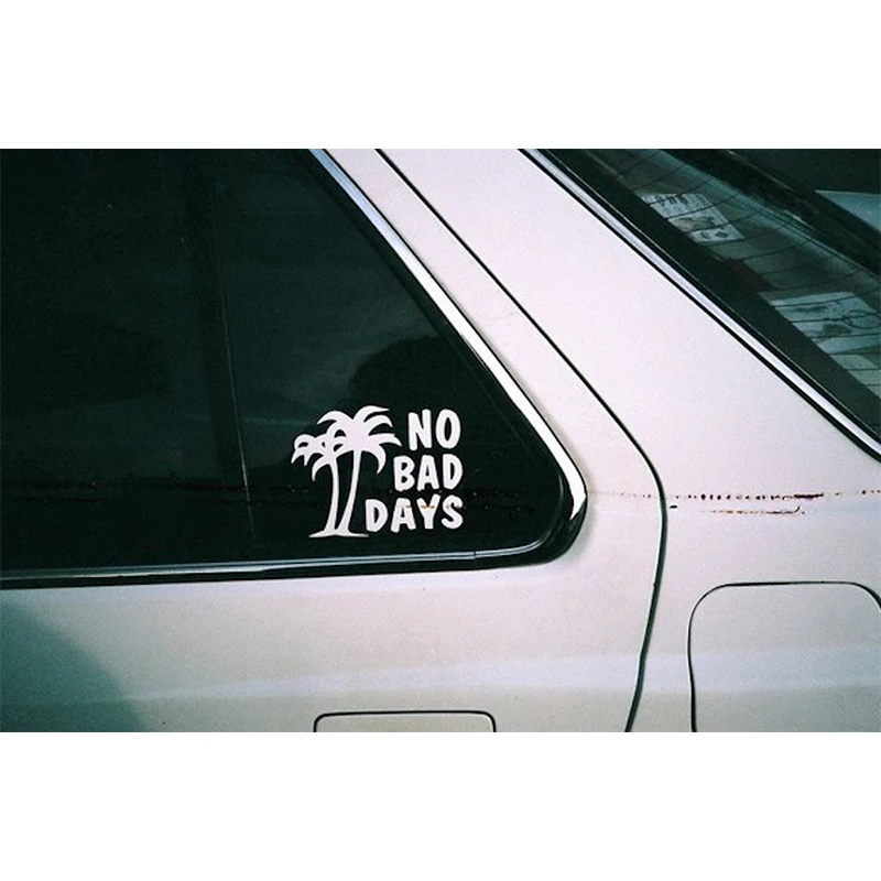 13*10cm Car Sticker No Bad Days Palm Tree Decal Vinyl Sticker windshield Eppo Brand White Vinyl Decal Sticker for Car
13*10cm Car Sticker No Bad Days Palm Tree Decal Vinyl Sticker windshield Eppo Brand White Vinyl Decal Sticker for Car