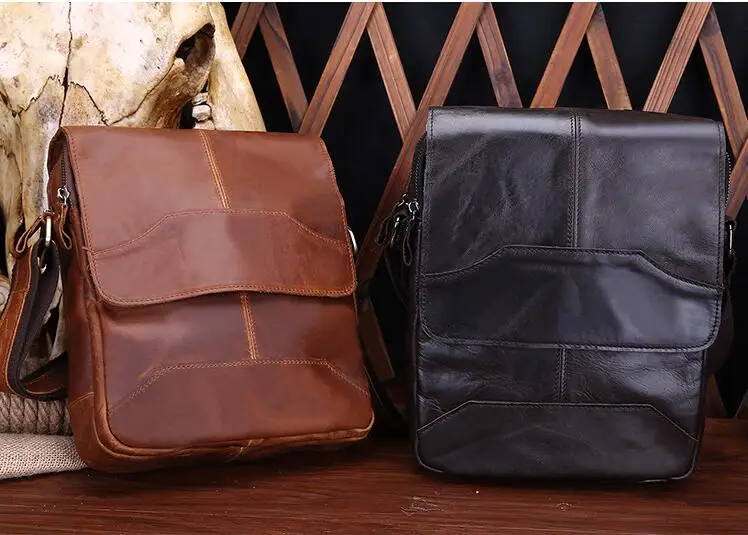 2019 new arrival cow leather men's messenger bag vintage genuine leather casual shoulder bag classic high quality briefcase
2019 new arrival cow leather men's messenger bag vintage genuine leather casual shoulder bag classic high quality briefcase