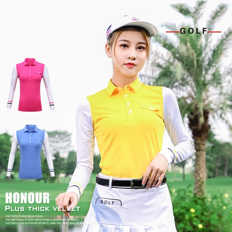 Golf Apparel Women Shirt Long Sleeve Tops Sunscreen Basic Soft Fit Autumn Bottoming Tshirt 2019
Golf Apparel Women Shirt Long Sleeve Tops Sunscreen Basic Soft Fit Autumn Bottoming Tshirt 2019