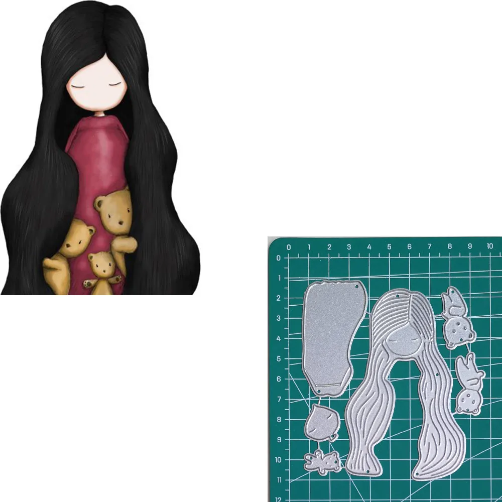 three little Bears new 2019metal cutting dies doll girls for scrapbooking and making paper for cards
three little Bears new 2019metal cutting dies doll girls for scrapbooking and making paper for cards