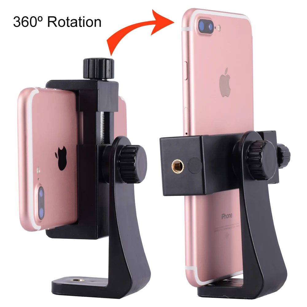 Universal Cell Phone Tripod Mount Clamp Clip Adapter Holder Vertical 360 Rotation for iPhone 8 X 7plus Smartphone
Universal Cell Phone Tripod Mount Clamp Clip Adapter Holder Vertical 360 Rotation for iPhone 8 X 7plus Smartphone