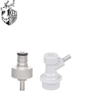 KEG STORM Stainless carbonator Cap & Corney Corny Cornelius Keg - Gas Ball Lock Disconnect - 1/4"Barb Bar Accessories
KEG STORM Stainless carbonator Cap & Corney Corny Cornelius Keg - Gas Ball Lock Disconnect - 1/4"Barb Bar Accessories