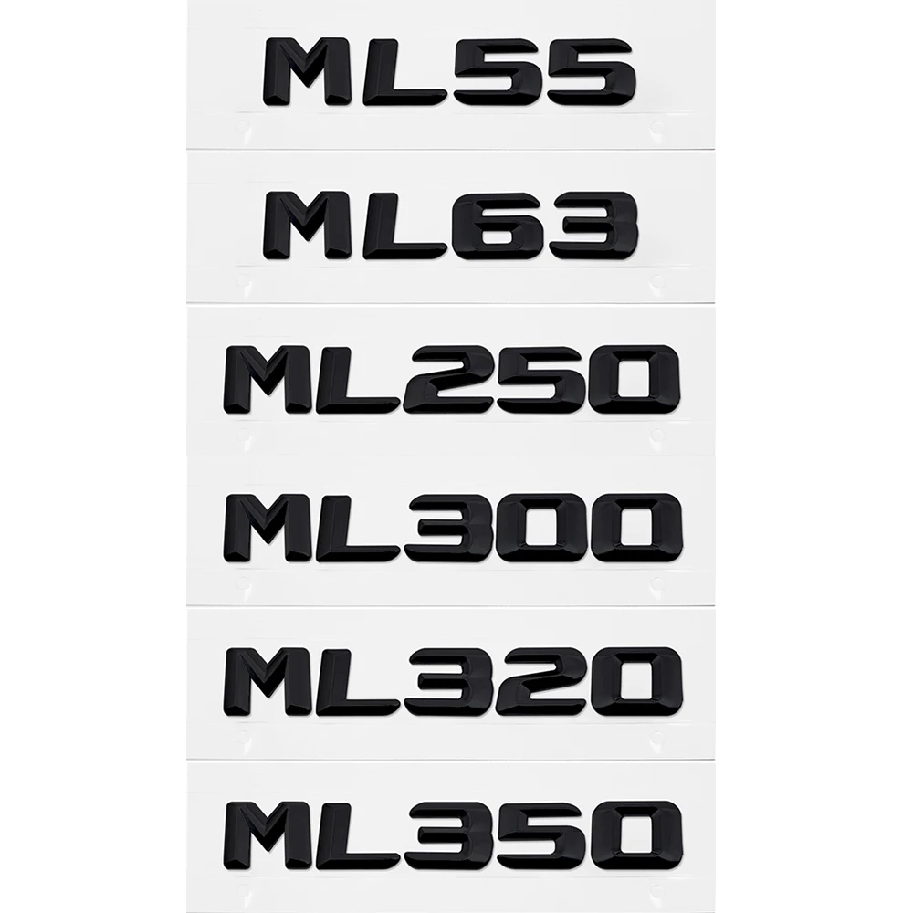 For Mercedes Benz ML55 ML63 ML250 ML300 ML320 ML350 ML400 ML430 ML450 ML500 ML550 Truck Decal Auto Badge for Mercedes W163 W166
For Mercedes Benz ML55 ML63 ML250 ML300 ML320 ML350 ML400 ML430 ML450 ML500 ML550 Truck Decal Auto Badge for Mercedes W163 W166