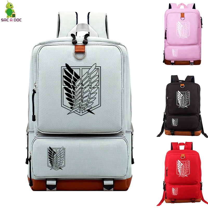 Attack on Titan Outdoor Backpacks Travel Backpack Boys Girls School Shoulder Bag Anime Student Laptop DayPack Mochilas Escolares
Attack on Titan Outdoor Backpacks Travel Backpack Boys Girls School Shoulder Bag Anime Student Laptop DayPack Mochilas Escolares
