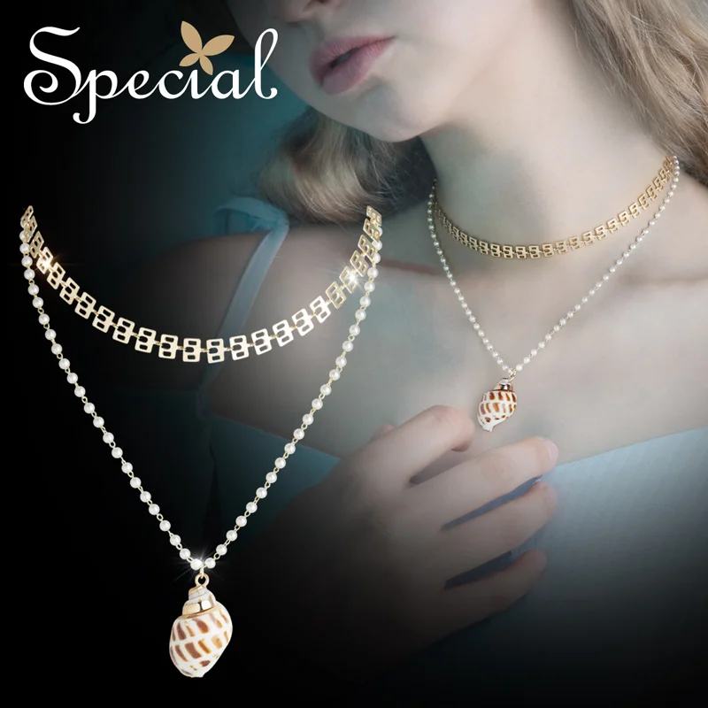 Special European and American marine wind multi-layer, multi-purpose necklace, Cheoker neck chain, and sea-screw ball
Special European and American marine wind multi-layer, multi-purpose necklace, Cheoker neck chain, and sea-screw ball
