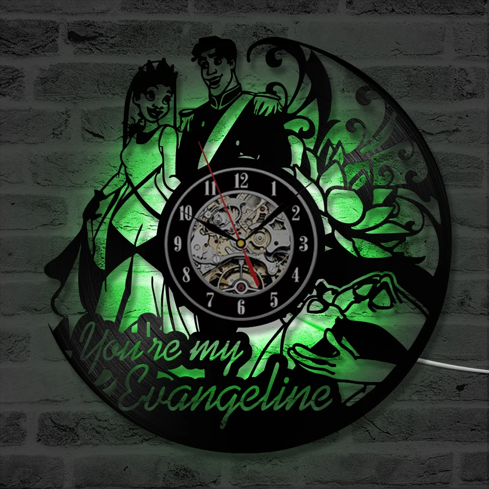 Antique Style Princess Tiana Hollow CD Record Wall Clock Creative Vintage Vinyl Record Clock Handmade Home Decor LED Wall Clock
Antique Style Princess Tiana Hollow CD Record Wall Clock Creative Vintage Vinyl Record Clock Handmade Home Decor LED Wall Clock