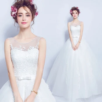 2017 new stock plus size women pregnant bridal gown wedding dress ball gown long white lace organza backless flowers long 612
2017 new stock plus size women pregnant bridal gown wedding dress ball gown long white lace organza backless flowers long 612
