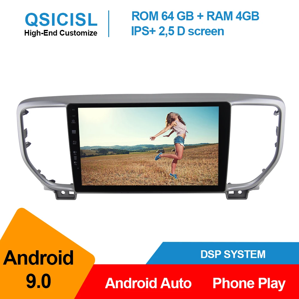 Android 9.0 car radio multimedia player for KIA SPORTAGE 2018 1 din IPS 9" vehicle dvd gps navigation stereo 4GB+64GB Bluetooth
Android 9.0 car radio multimedia player for KIA SPORTAGE 2018 1 din IPS 9" vehicle dvd gps navigation stereo 4GB+64GB Bluetooth