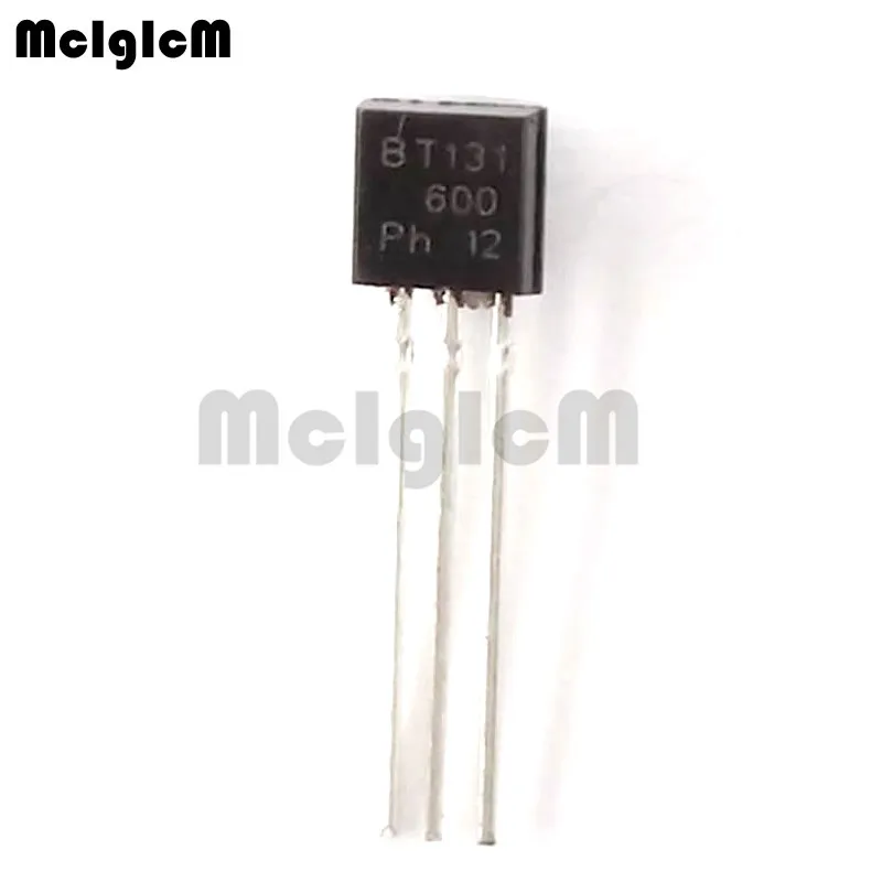 MCIGICM 50pcs BT131-600 1A 600V silicon controlled switch TO-92-3 rectifier diode Thyristor
MCIGICM 50pcs BT131-600 1A 600V silicon controlled switch TO-92-3 rectifier diode Thyristor