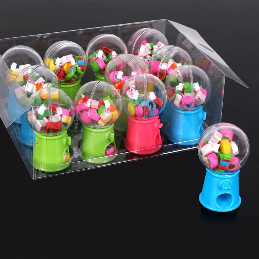 12pcs Mini Fruit Eraser Twisted Egg Toys for Children Colorful Cartoon Eraser Toys Girl Writing stationery Office Christmas Gift
12pcs Mini Fruit Eraser Twisted Egg Toys for Children Colorful Cartoon Eraser Toys Girl Writing stationery Office Christmas Gift