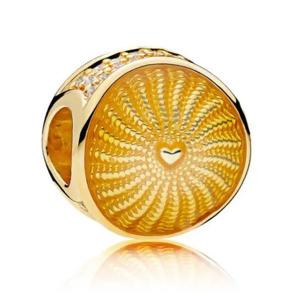 925 Sterling Silver Charm Gold Color Yellow Enamel Rays Shine Rays Of Sunshine Charm Fit Pandora Bracelet & Necklace Jewelry
925 Sterling Silver Charm Gold Color Yellow Enamel Rays Shine Rays Of Sunshine Charm Fit Pandora Bracelet & Necklace Jewelry