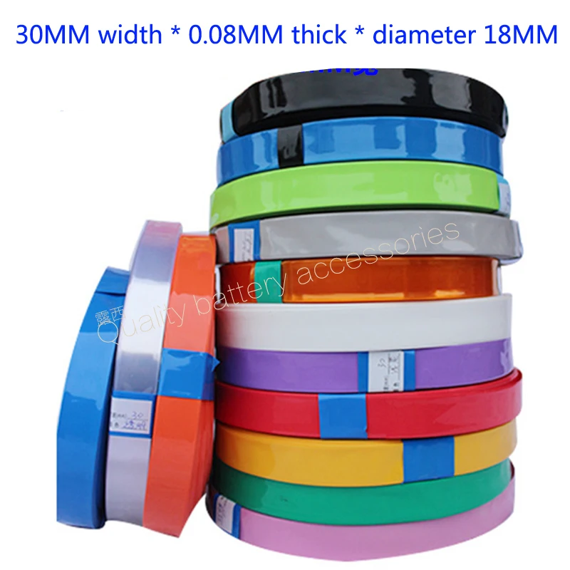 100M 18650 battery PVC heat shrinkable membrane battery outer skin package casing pipe shrink diameter 30MM wide *0.08 thicknes
100M 18650 battery PVC heat shrinkable membrane battery outer skin package casing pipe shrink diameter 30MM wide *0.08 thicknes