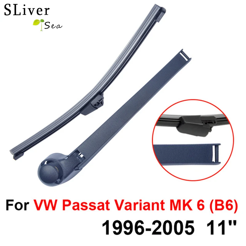 Rear Wiper Blade and Arm For VW Passat Variant MK 6 (B6) 1996-2005 11'' 5 door estate High Quality Iso9000 Natural Rubber
Rear Wiper Blade and Arm For VW Passat Variant MK 6 (B6) 1996-2005 11'' 5 door estate High Quality Iso9000 Natural Rubber