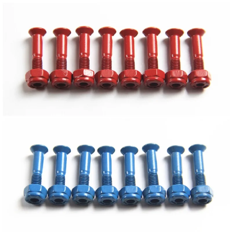 0.99" 25mm skateboard hardware 8pcs bolts and screws blue or red color skateboard parts fishboard hardware
0.99" 25mm skateboard hardware 8pcs bolts and screws blue or red color skateboard parts fishboard hardware