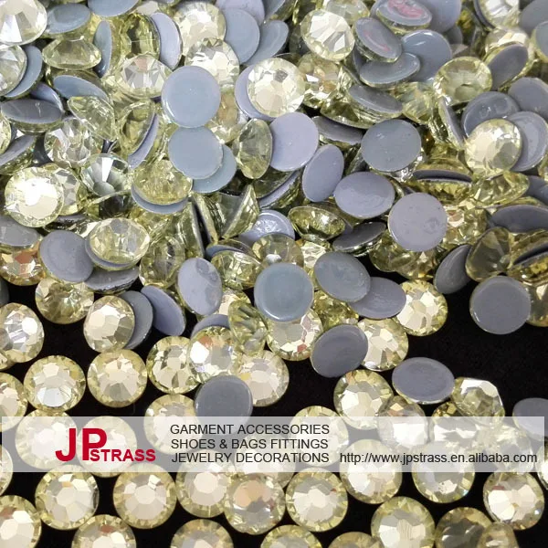 

ss20 5mm hot fix rhinestone jonquil 1440 pieces each lot ; free shipping rhinestones crystal for high fashion dress