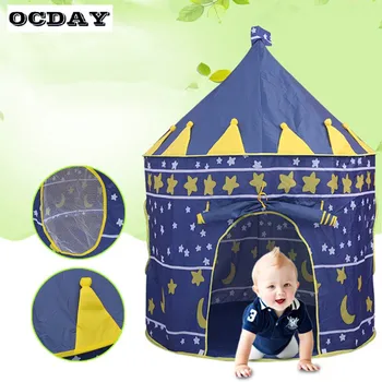 OCDAY 2 Colors Folding Kids Play Tent Toy Castle Prince Folding Tent Children Boys Girl Cubby Play House Gifts Outdoor Toy Tents
OCDAY 2 Colors Folding Kids Play Tent Toy Castle Prince Folding Tent Children Boys Girl Cubby Play House Gifts Outdoor Toy Tents