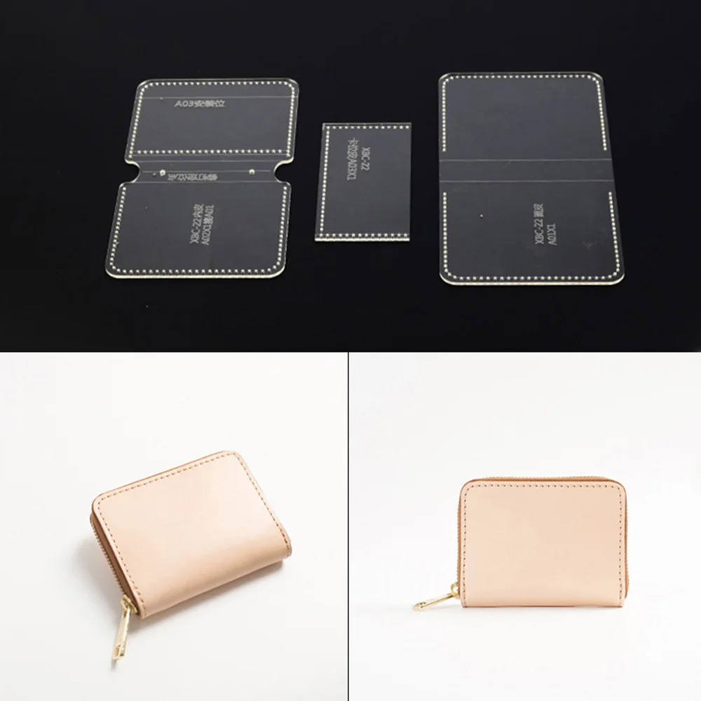 DIY handmade leather acrylic template card package business card package leather tool mold template
DIY handmade leather acrylic template card package business card package leather tool mold template