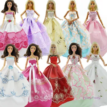 Wholesales 50pcs/lot BJD 1/6 Princess doll dress for For barbie doll Handmade Gown Dress 
Wholesales 50pcs/lot BJD 1/6 Princess doll dress for For barbie doll Handmade Gown Dress