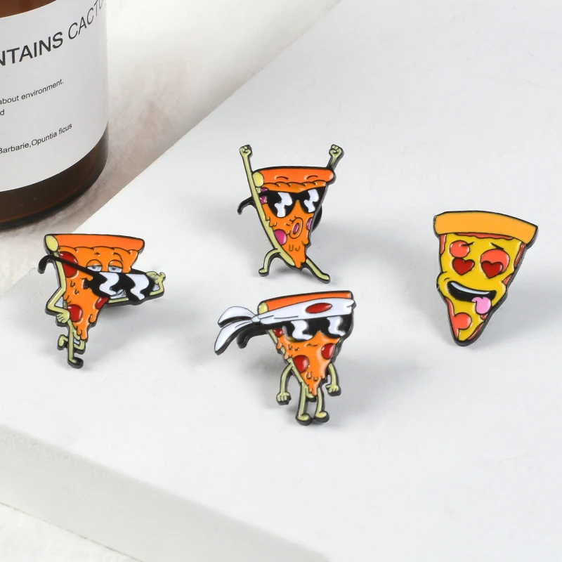 Funny Pizza Enamel Pins Sunglasses Cheer Fighting Heart Eyes Pizza Man Brooches For Friend Children Custom Pin Clothes Badges
Funny Pizza Enamel Pins Sunglasses Cheer Fighting Heart Eyes Pizza Man Brooches For Friend Children Custom Pin Clothes Badges