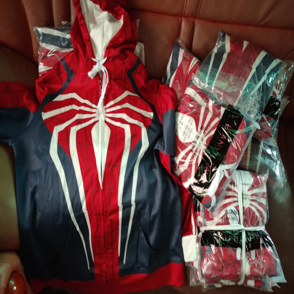 PS4 INSOMNIAC костюм Человека-паука 3D принт спандекс игры Spidey Косплей модные толстовки