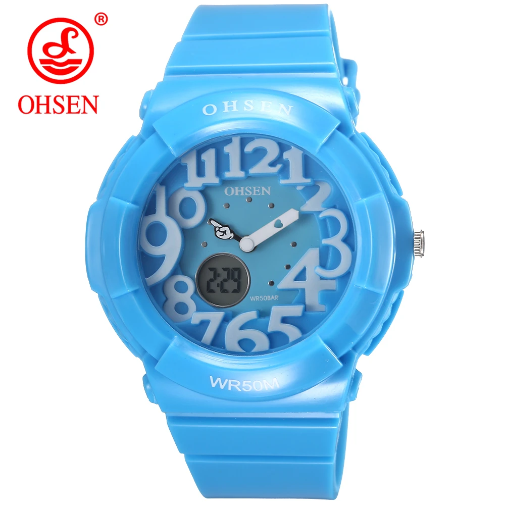 Watch Women OHSEN Brand Fashion Casual Quartz Watch Men Watches Montre Femme Reloj Mujer Silicone Waterproof Sport Wristwatches
Watch Women OHSEN Brand Fashion Casual Quartz Watch Men Watches Montre Femme Reloj Mujer Silicone Waterproof Sport Wristwatches