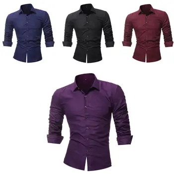 Fashion Men Stylish Slim Fit Shirt Long Sleeve Dress Casual Shirts Formal Shirt HOT Men Autumn Long Sleeve Shirt
Fashion Men Stylish Slim Fit Shirt Long Sleeve Dress Casual Shirts Formal Shirt HOT Men Autumn Long Sleeve Shirt
