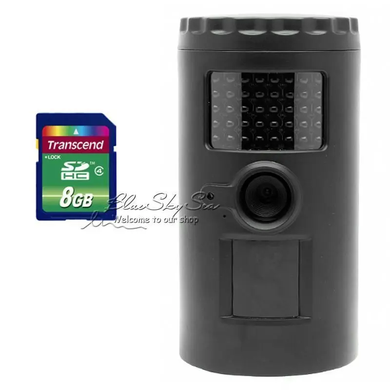Image Free Shipping!SG 007 8MP 720P HD Hunting Guard Game Trail Home Outdoor Security Camera 940nm+Free 8GB SD Card