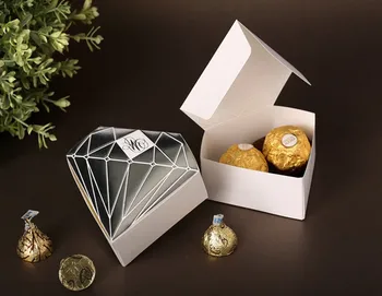 wedding favor Chocolates sweet box--Diamond Shaped Favor Boxes Candy box party favor box 200pcs/lot
wedding favor Chocolates sweet box--Diamond Shaped Favor Boxes Candy box party favor box 200pcs/lot
