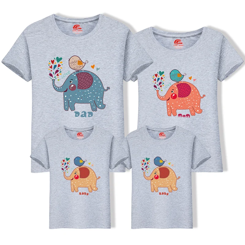 2019 Good Cotton Mother Father Children Matching Clothing Mom Dad 6xl T Shirt New Cartoon Elephant Matching Family Outfits Shirt
2019 Good Cotton Mother Father Children Matching Clothing Mom Dad 6xl T Shirt New Cartoon Elephant Matching Family Outfits Shirt