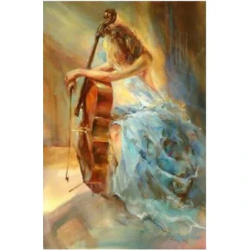 DIY 5D diamond embroidered cello girl full square diamond painting cross stitch diamond mosaic home decoration DA333
DIY 5D diamond embroidered cello girl full square diamond painting cross stitch diamond mosaic home decoration DA333