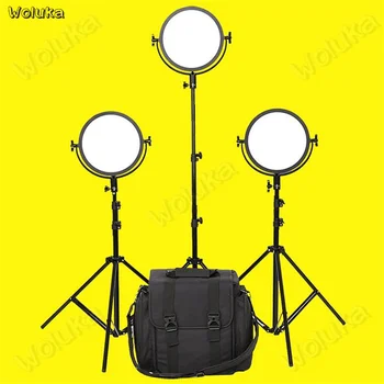 Dimmer DSLR Photography light LED camera soft lamp professional double color temperature round cake lamp three-lamp set CD50 T02
Dimmer DSLR Photography light LED camera soft lamp professional double color temperature round cake lamp three-lamp set CD50 T02