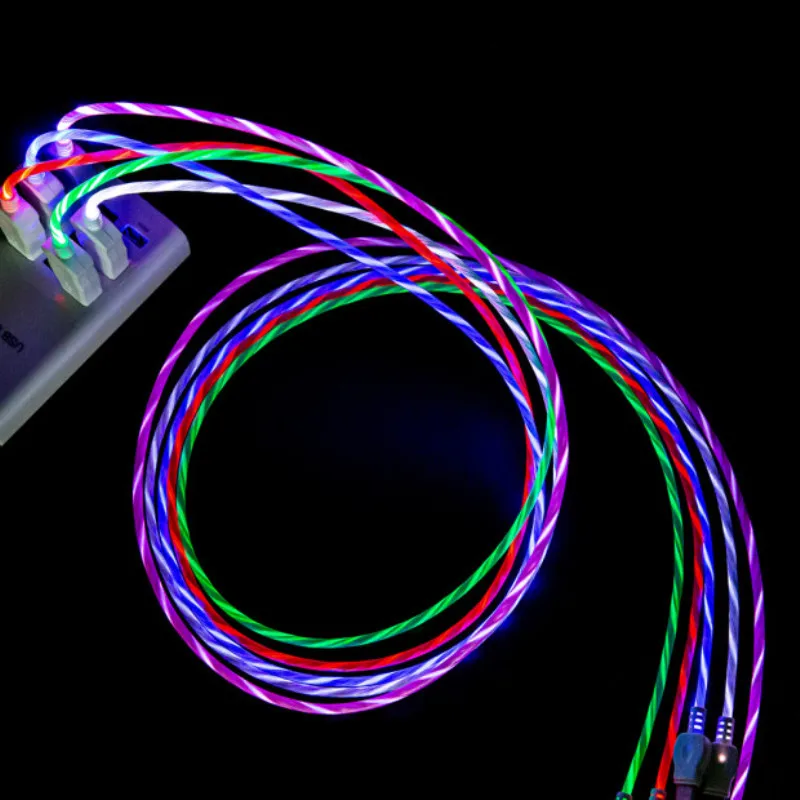 1M USB Type C Micro USB Glow Flowing LED Charging Cable For Samsung S9 LED Data Cable For Huawei P30 P20 Pro Phone Charger Cord
1M USB Type C Micro USB Glow Flowing LED Charging Cable For Samsung S9 LED Data Cable For Huawei P30 P20 Pro Phone Charger Cord