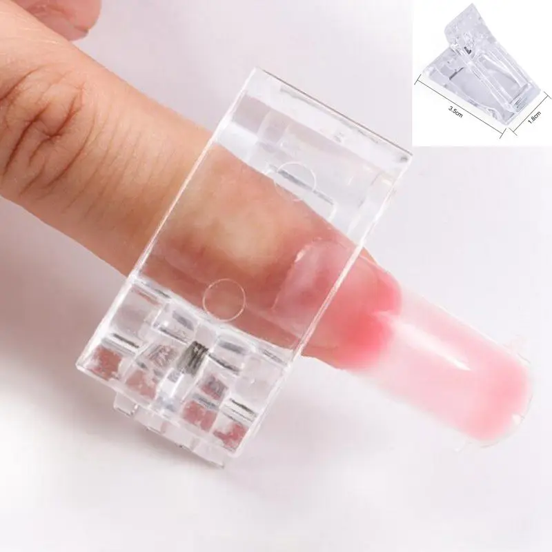 1Pcs Nail Tips Clip Transparent Finger Poly Quick Building Gel Extension Nails Art Manicure Tool Accessories False Nail Cip NC01
1Pcs Nail Tips Clip Transparent Finger Poly Quick Building Gel Extension Nails Art Manicure Tool Accessories False Nail Cip NC01