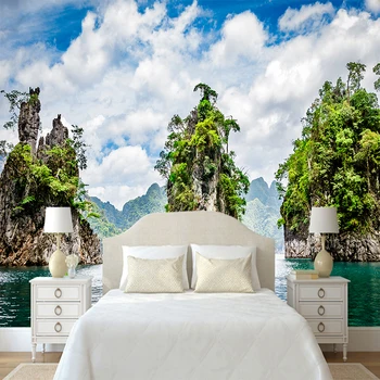 Custom any size wall mural wallpapers Modern fashion Castle Peak, White Clouds, Green Water Wall Sticker YBZ075
Custom any size wall mural wallpapers Modern fashion Castle Peak, White Clouds, Green Water Wall Sticker YBZ075